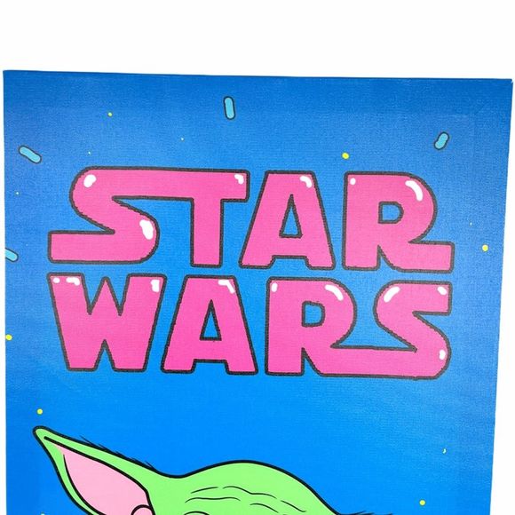 Star Wars Baby Yoda Picture, 12.75x23.5 Inches - Picture 2 of 5